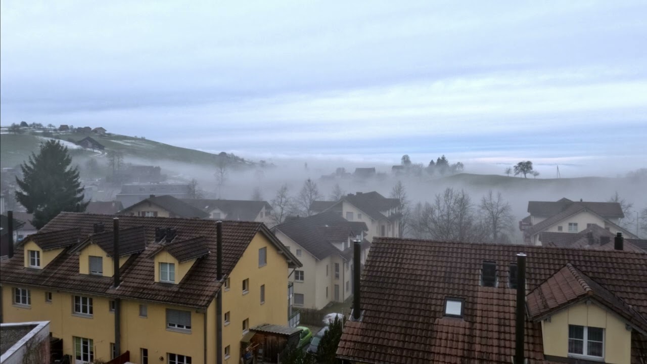 Fog Over Allenwinden (Zug, Switzerland)