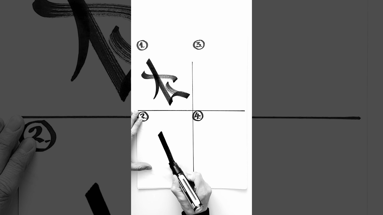 Handstyle Tutorial letter T #handstyles #stylewriting