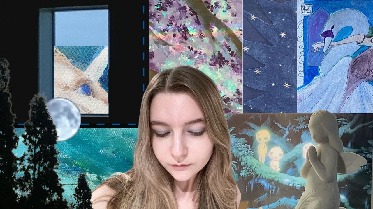 Art I created in November & December ☽ ࣪˖ ִֶཐི༏ཋྀ󠀮  Sketchbook tour, painting explanations ⋆ 𐙚 ̊☾