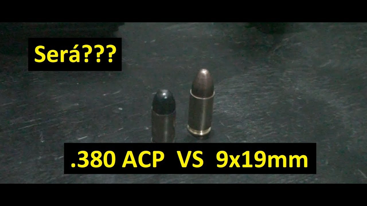 Disparando munição de .380 em pistola 9mm