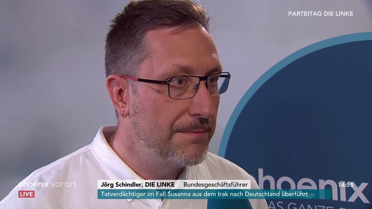 Parteitag Die Linke: Interview mit Jörg Schindler am 10.06.2018