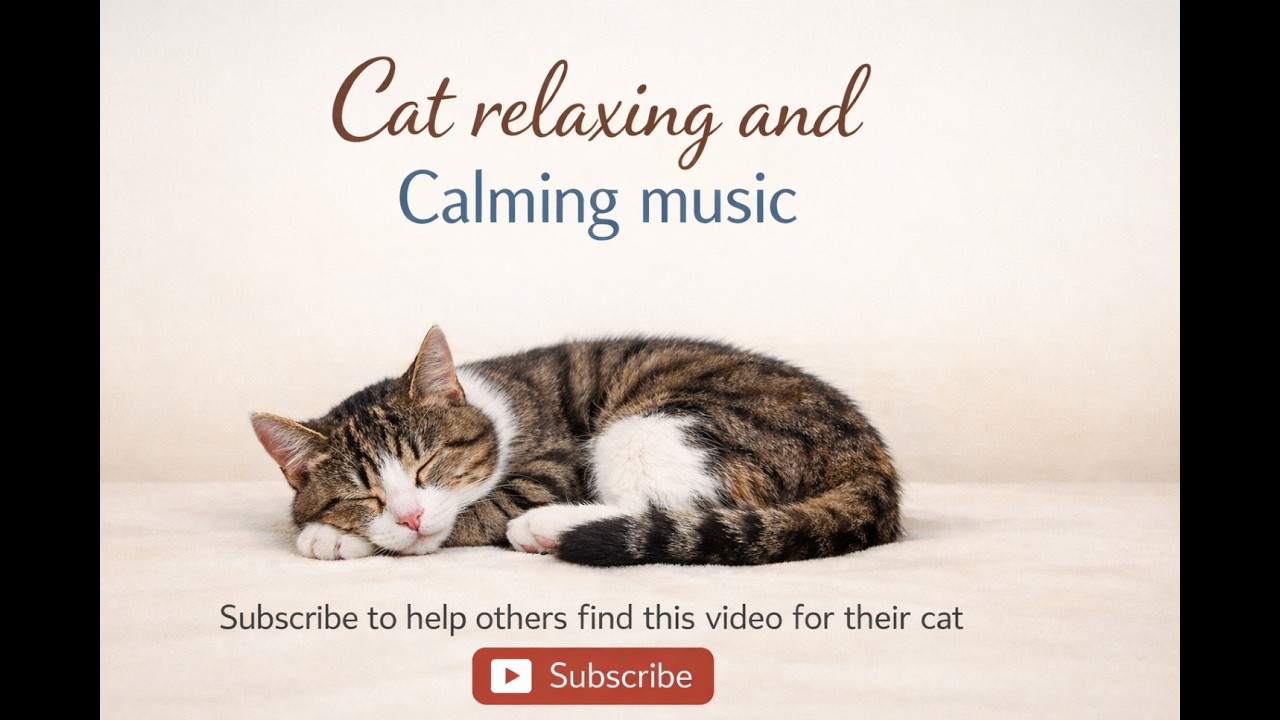 Calming Music for Cats with Anxiety! Deep Soothing Music for Anxious, ill and Stressed Cats! (12hr)