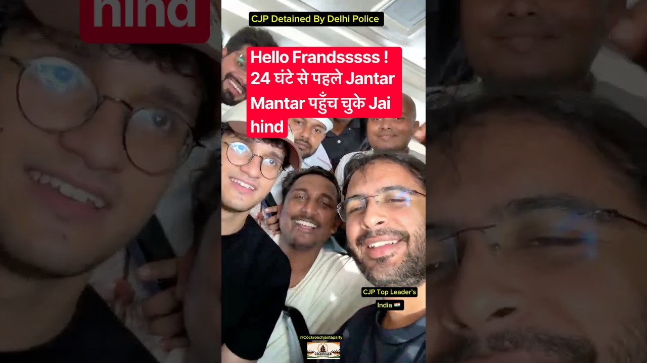 Hello Frandsssss | CJP Team Live With Dipke after Detained | Jai Hind Jai Bharat #cjp #cjpindia