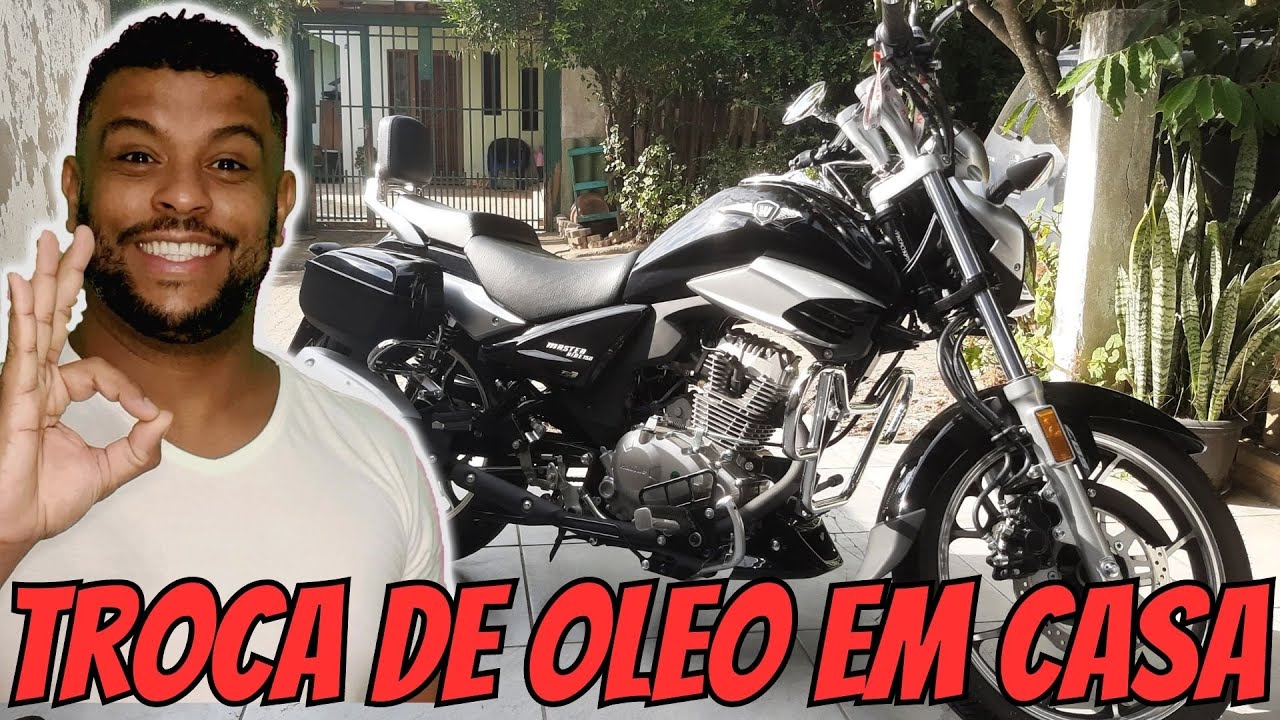 Troca de Óleo Em Casa da Master Ride 150