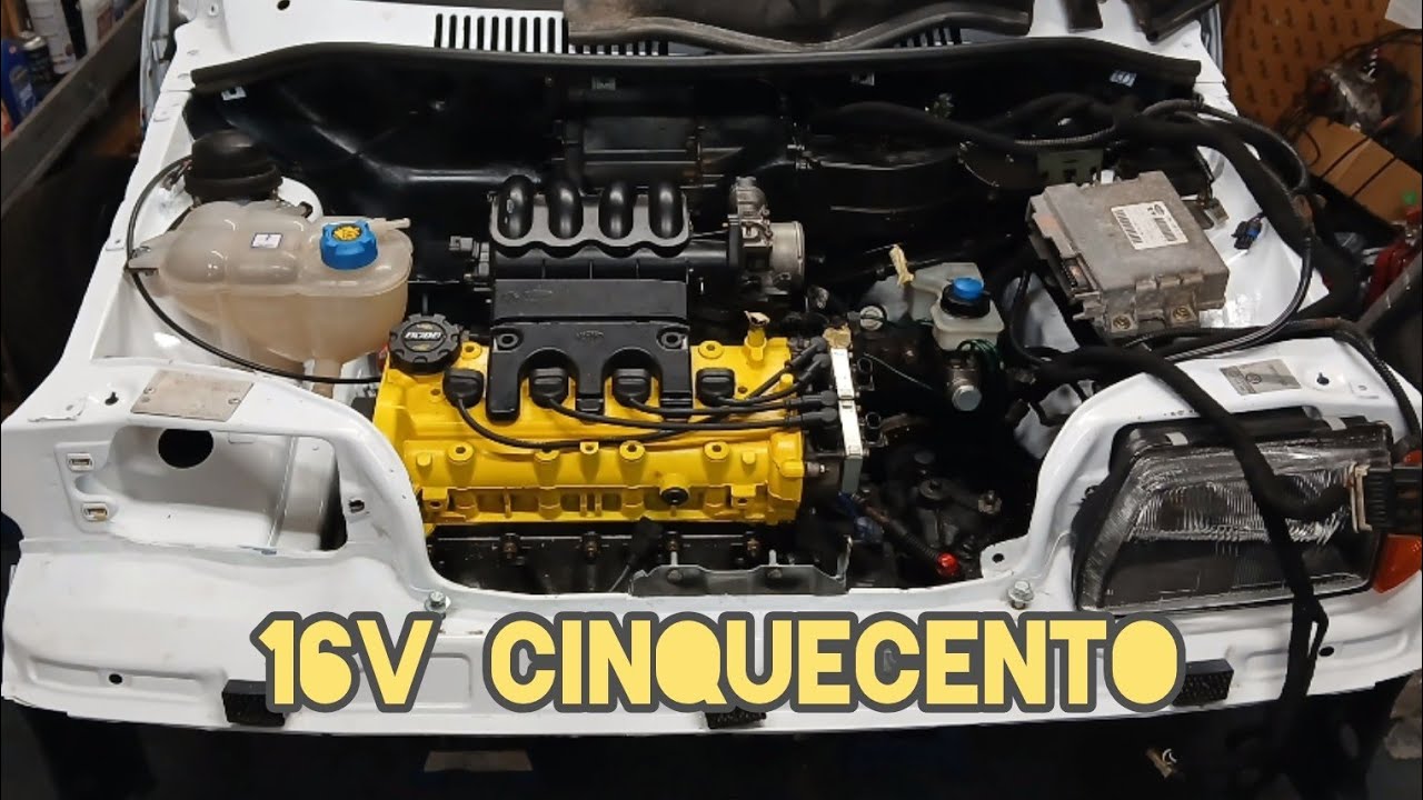 Fitting the 16v engine into Cinquecento track car  *and relocating the shifter