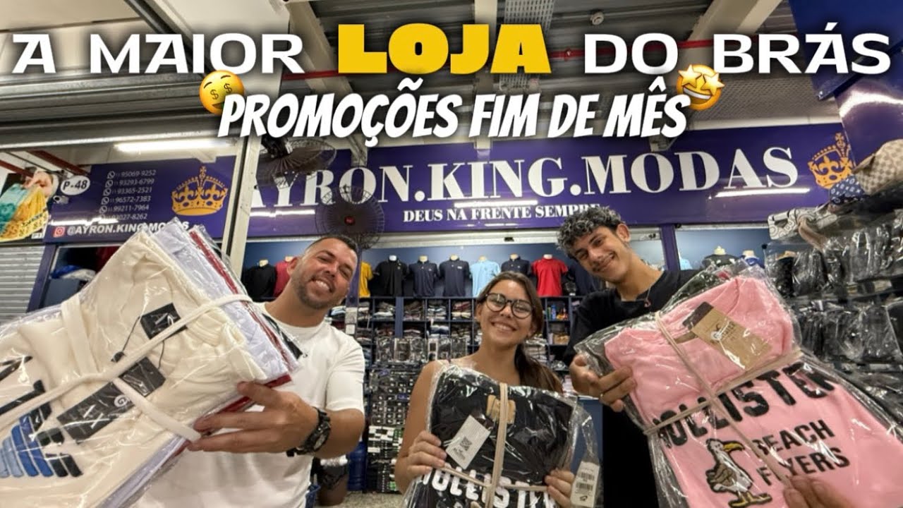 🤩🔥 O MAIOR FORNECEDOR DO BRÁS COM ROUPAS PREMIUM 🤑