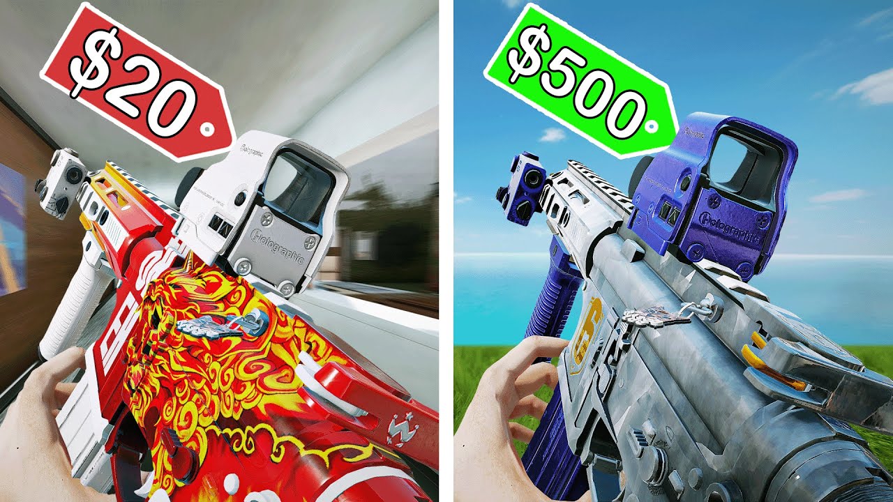I Bought The Most Expensive Skins in the R6 Marketplace...