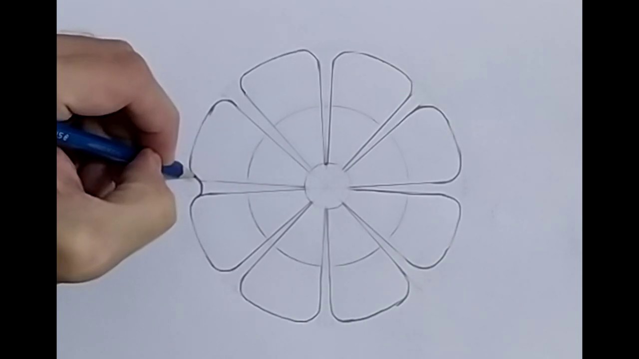 Tutorial filete porteño: el dibujo de la escarapela (ocho dobleces)