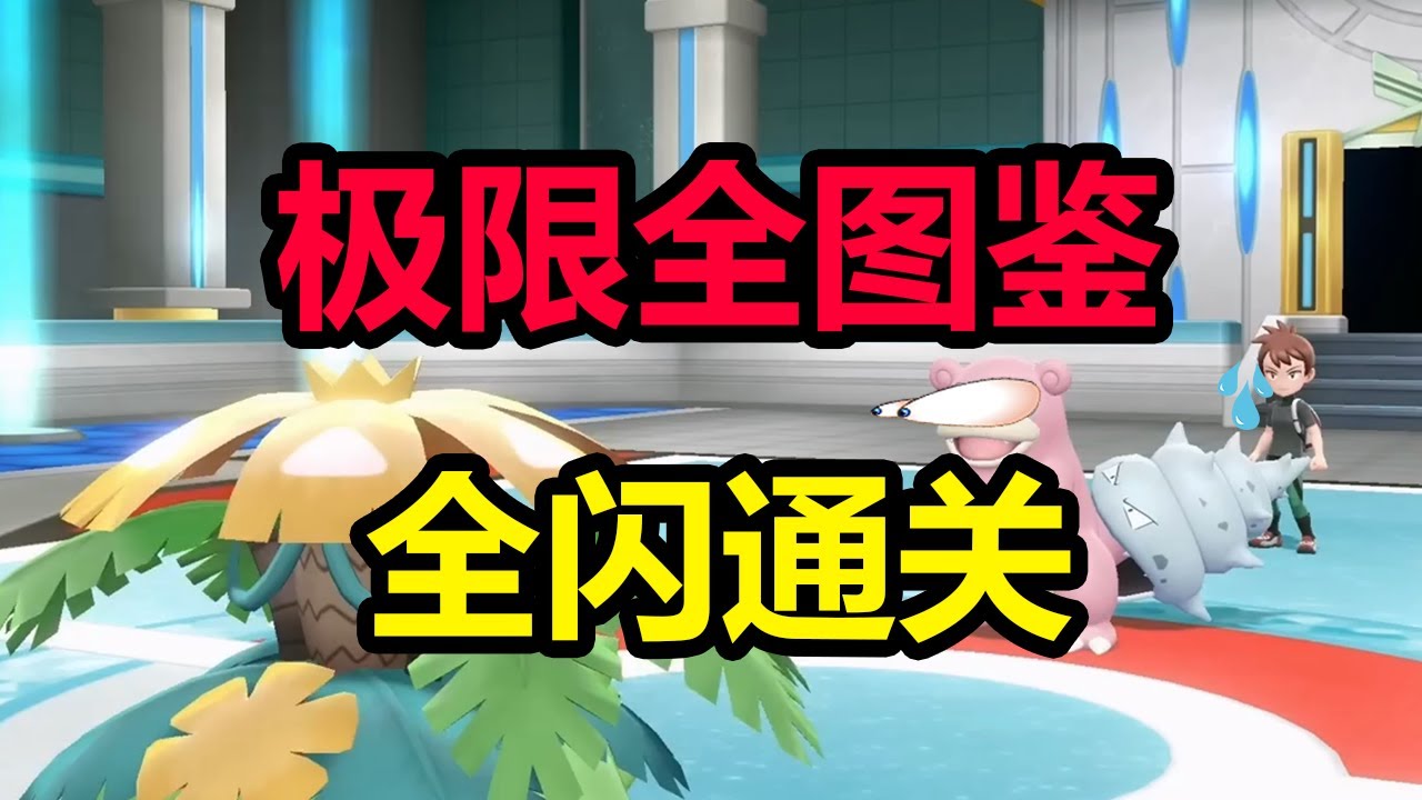 这是人类？史上最惨烈无闪符全图鉴闪光通关（刷满闪再打道馆）