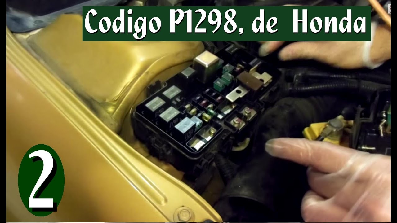 Diagnostico de codigo de falla electrico honda P1298. parte 2