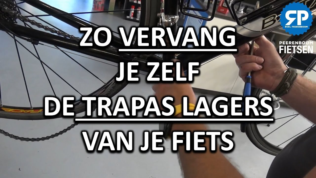 ZO VERVANG JE ZELF DE TRAPAS LAGERS VAN JE FIETS