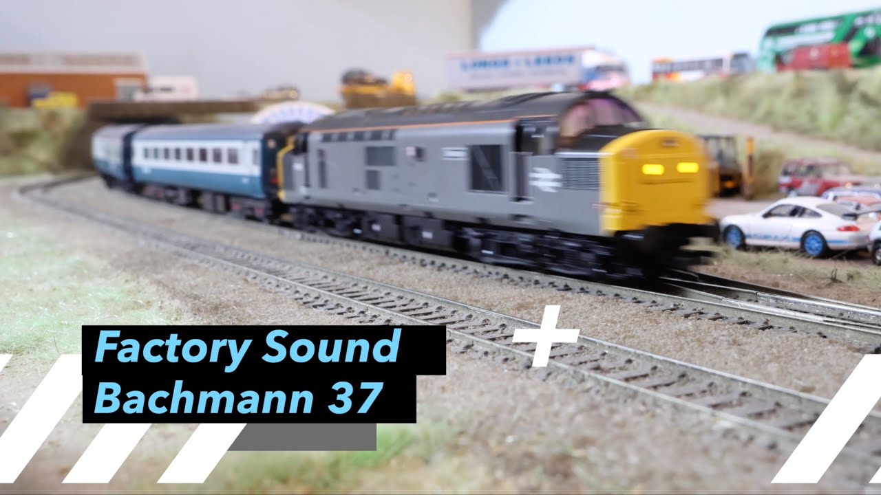 Upgraded Speakers In A Bachmannm Class 37 With Factory DCC Sound (Plux22 Version)