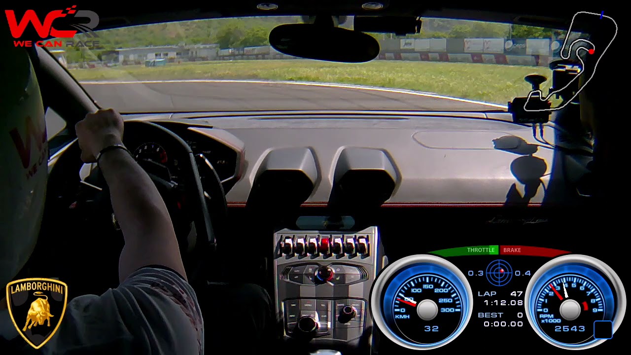 WeCanRace & Alfonso M. guidando Lamborghini nel Circuito Internazionale Di Napoli (Sarno)