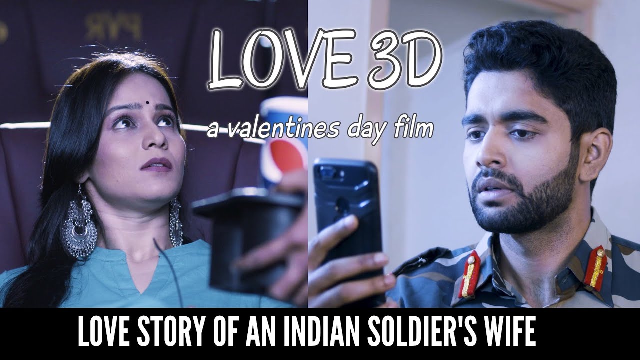 Love 3D | A Heart Touching Love Story of Soldier's Wife | Happy Valentines Day #v7pictures #Love