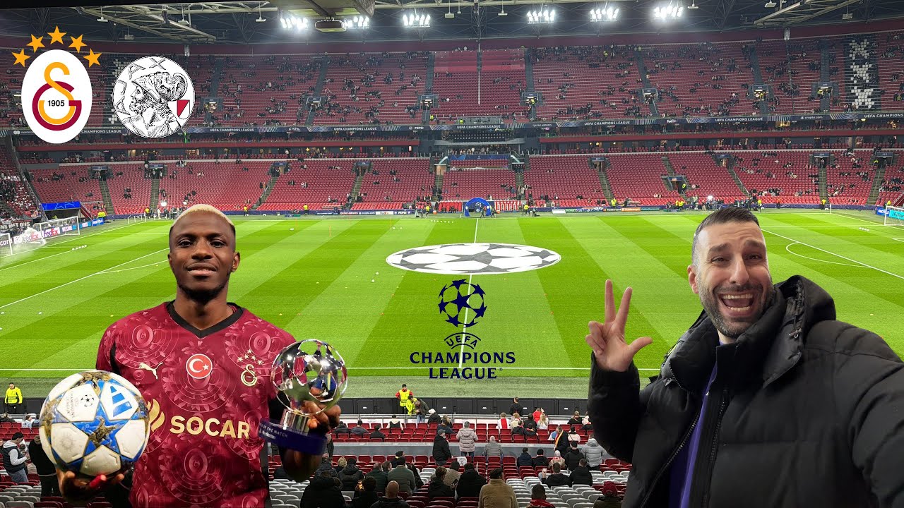 OSIMHEN WAHNSINN | Ajax Amsterdam vs. Galatasaray Istanbul | Stadion Vlog | Champions League | GOAT?