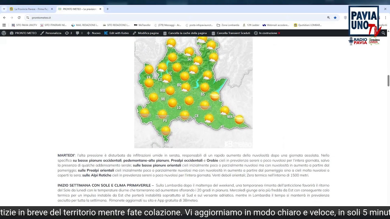 Radio Pavia Breakfast News - 17 marzo 2026