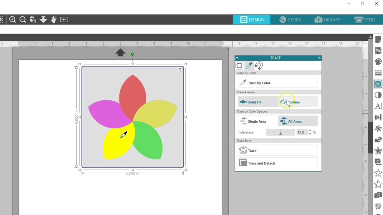 Trace by Color (Designer Edition feature)