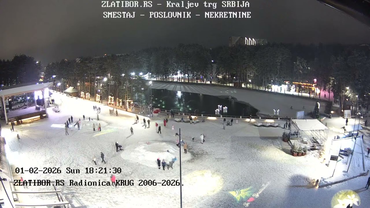 Kraljev trg na Zlatiboru ponovo zabeleo 01. februara 2026.