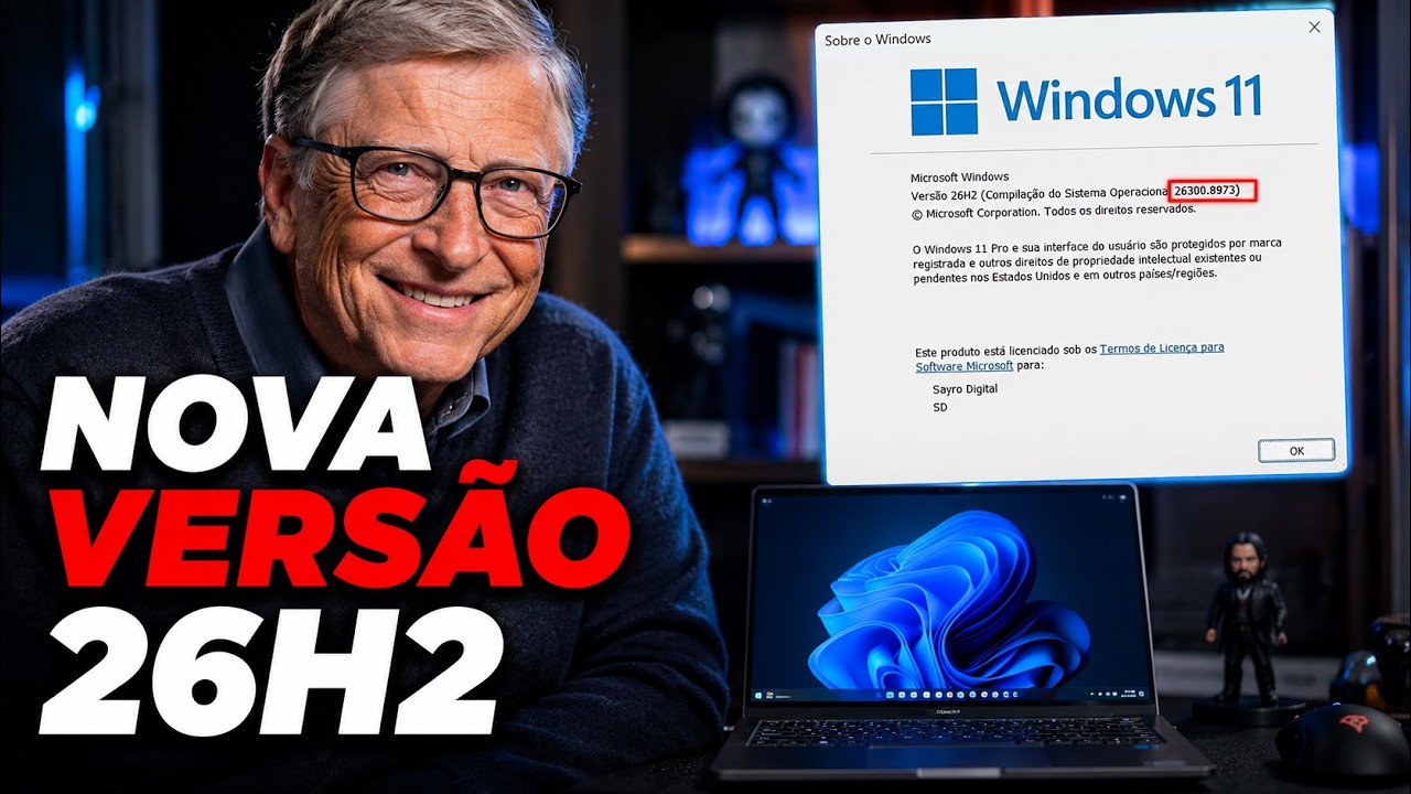 Maior Atualiza&ccedil;&atilde;o do Windows 11 26H2 de Julho R&Aacute;PIDA e Com Muito DESEMPENHO!