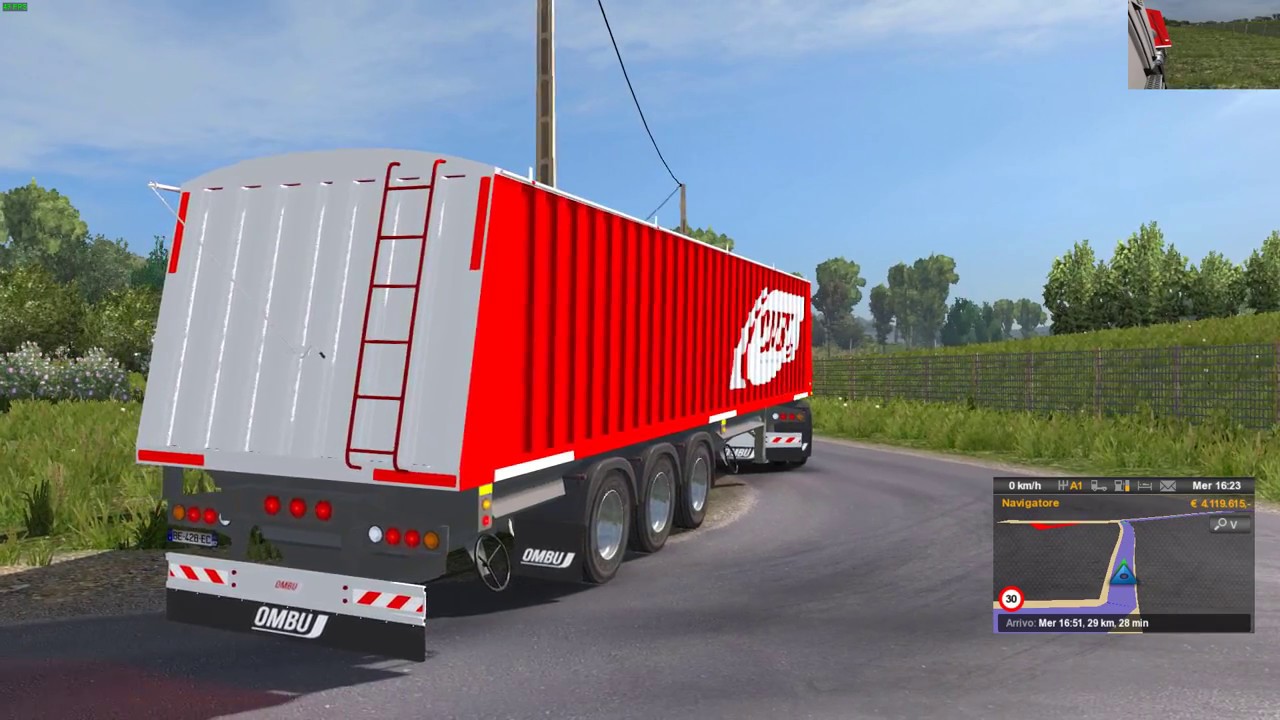 Euro Truck Simulator 2 (1.30) Ombu Bi-Train (Single & Double) Trailer + DLC's & Mods