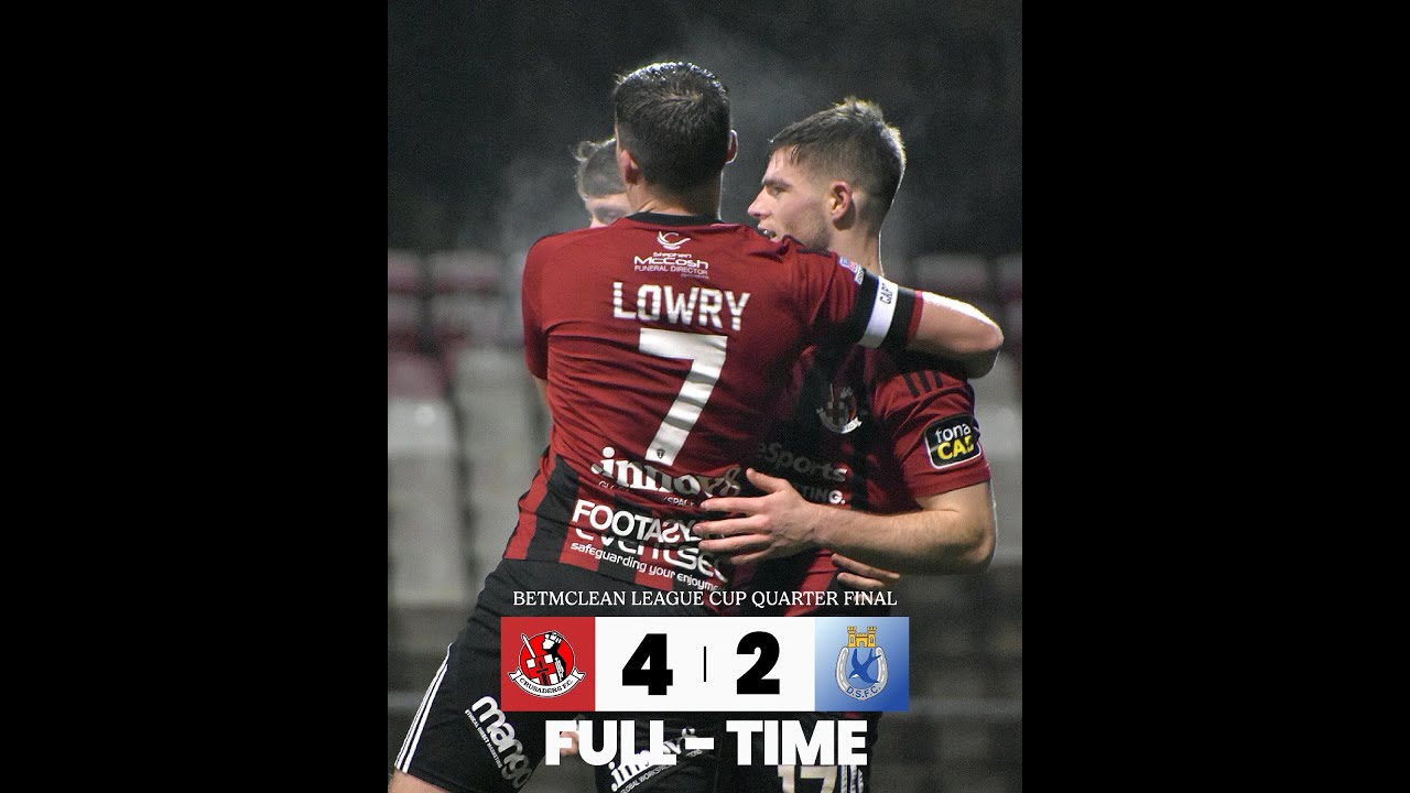 Crusaders 4-2 Dungannon Swifts 3/12/24