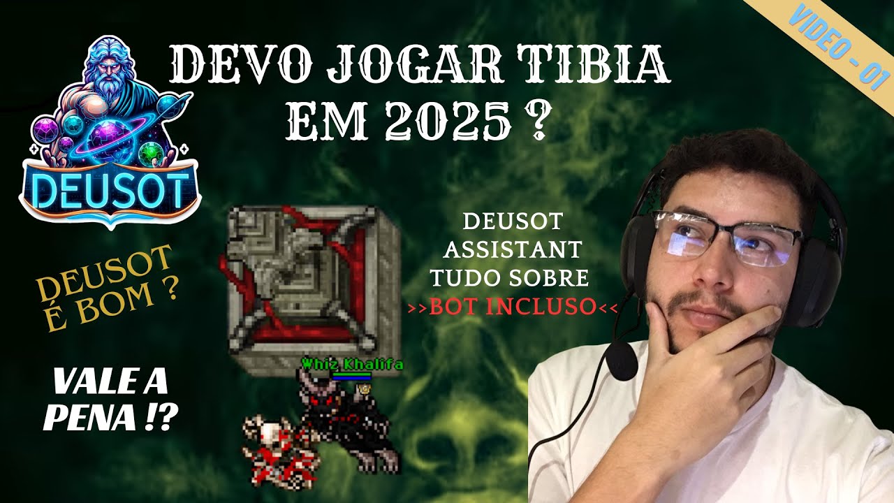 JOGAR TIBIA 2025? DEUSOT É BOM? TUDO SOBRE BOT INCLUSO NO JOGO !!!
