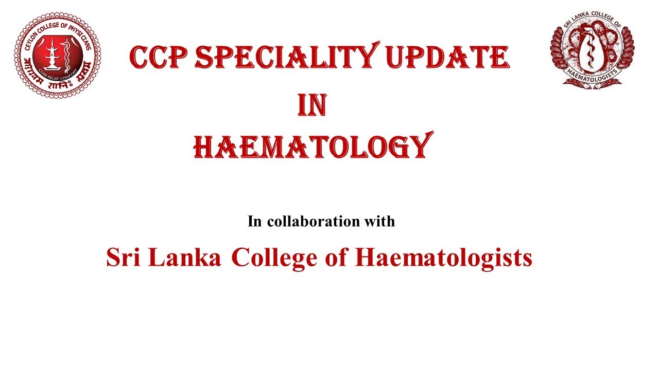 Speciality Update with Hematologists