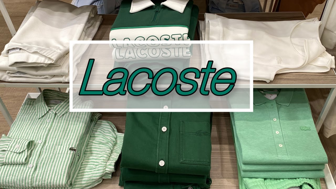 Lacoste new clothing collection for men or women