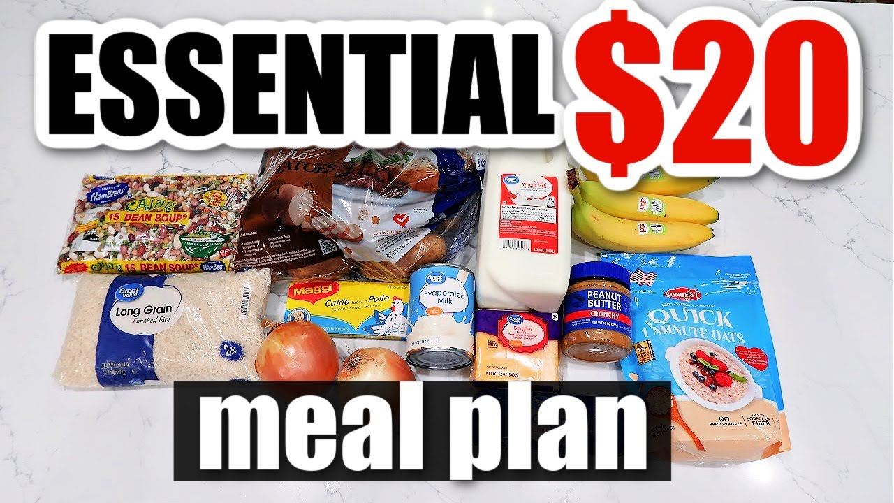 What $20 Buys for a Week of Food in 2025 | The Essential Budget Meal Plan