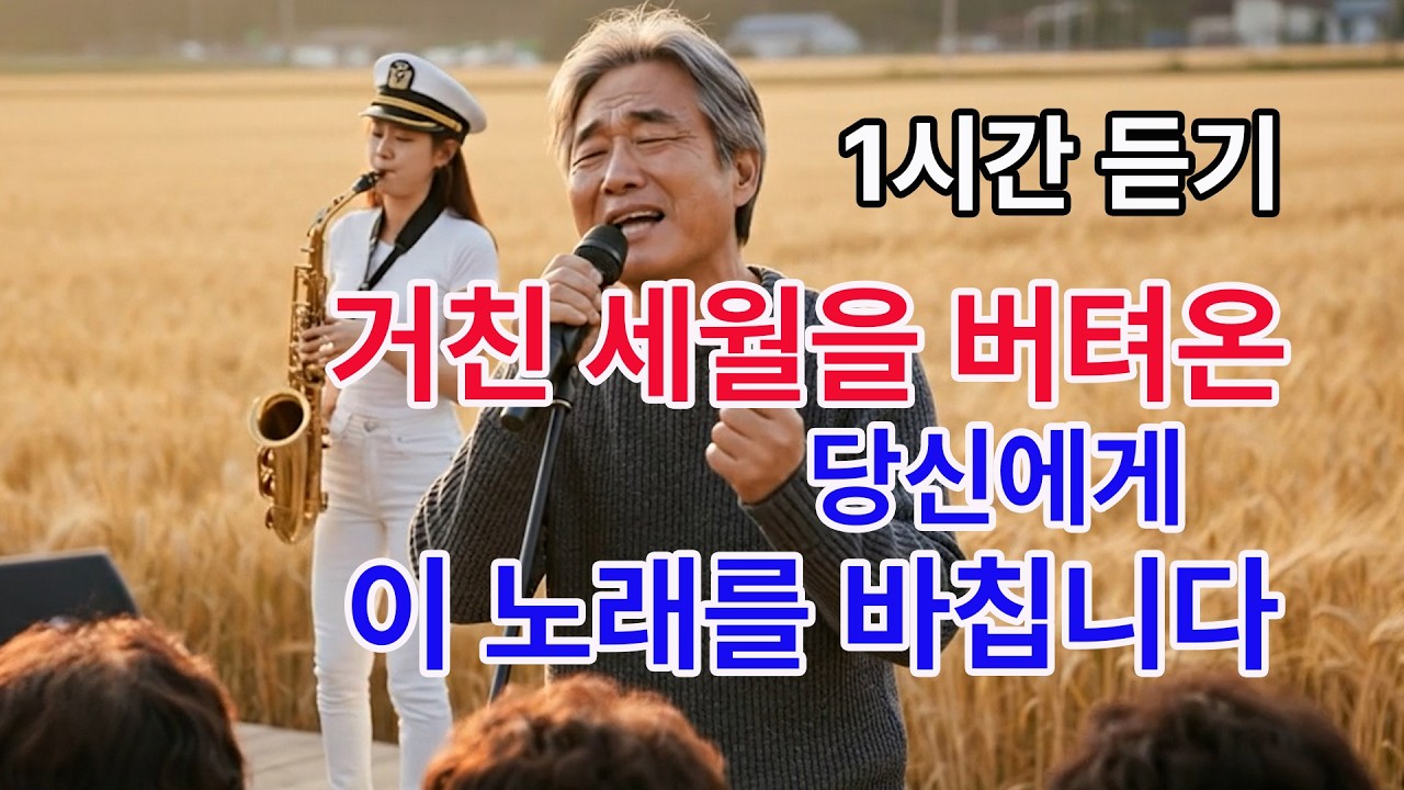 1시간 | 내 인생아 참 수고했다 | 부모님에게 바치는 노래 #감성트로트 #효도
