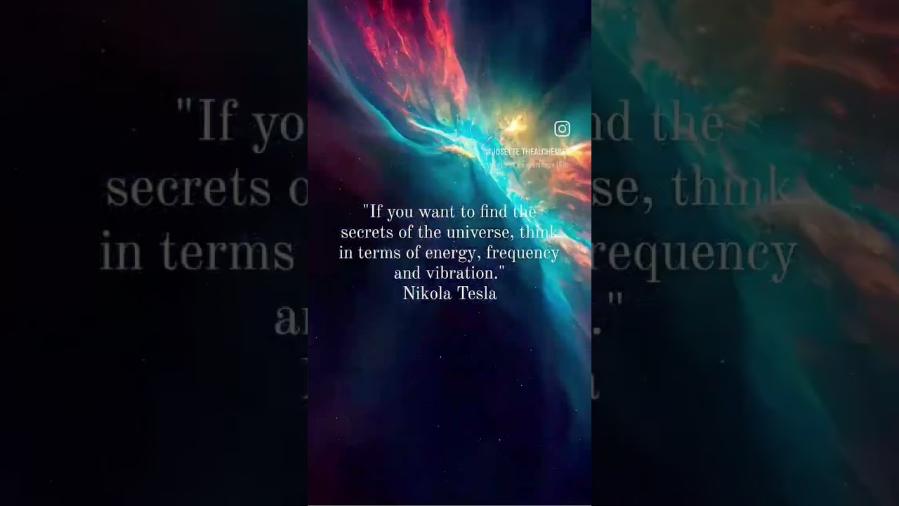 Find the secrets to the Universe... #energywork #energyalignment #nikolatesla