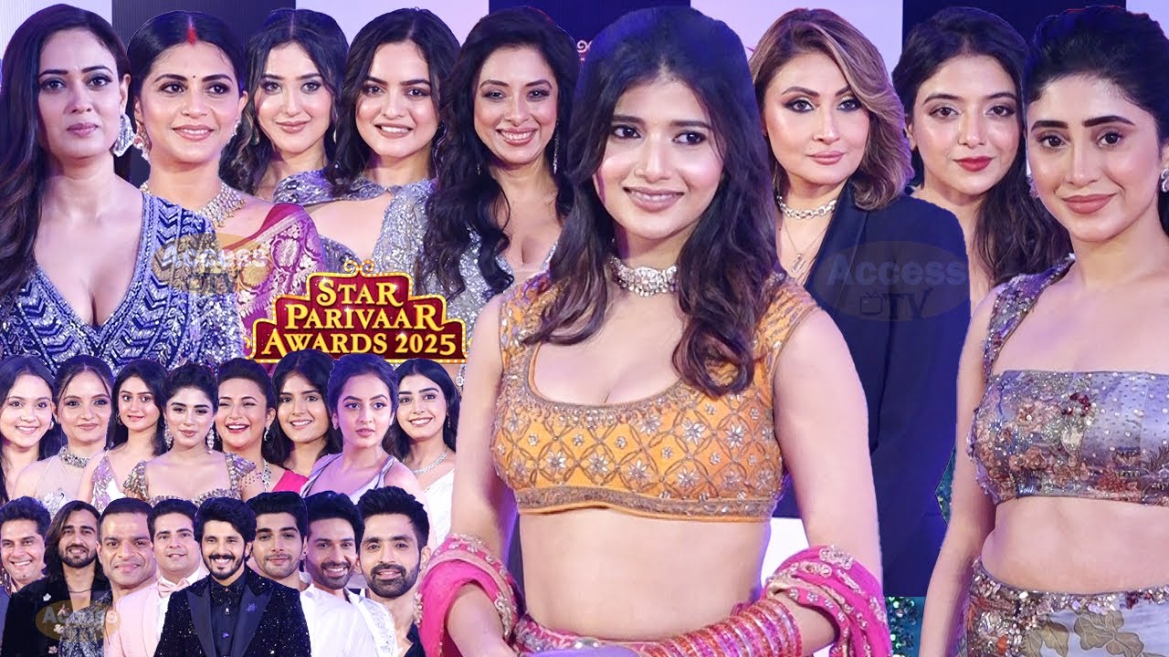 UNCUT | Star Parivaar Awards 2025 | Star-Studded Red Carpet | Shivangi Joshi,Samridhii Shukla,Rupali