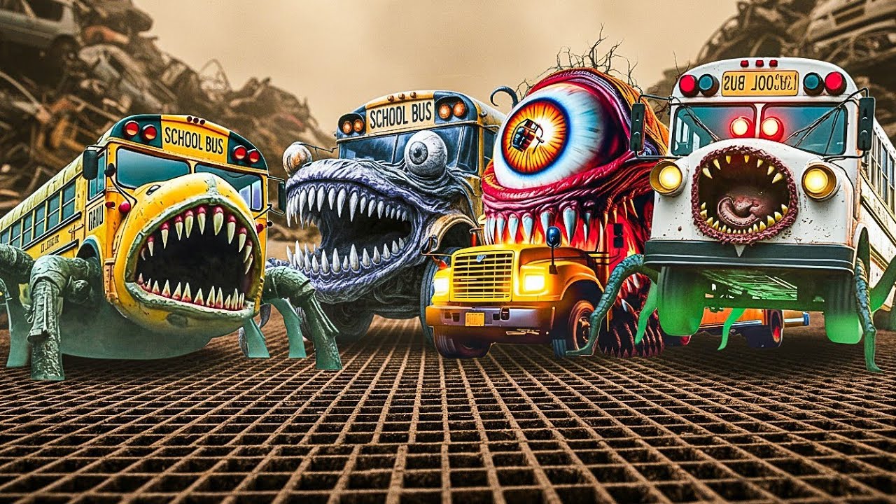 School Bus Monster EATER - CoffinDance Monster(COVER)