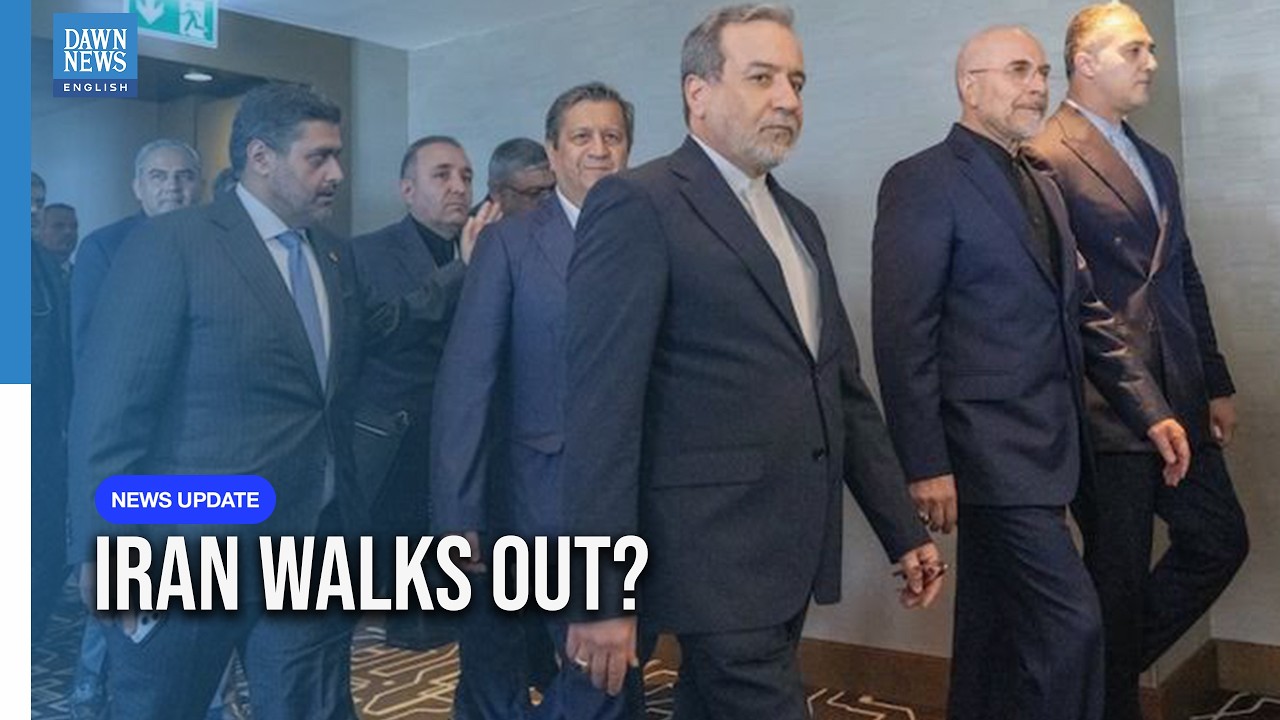 Iran Delegation Walks Out After Trump Remarks During US-Iran Talks | Dawn News English