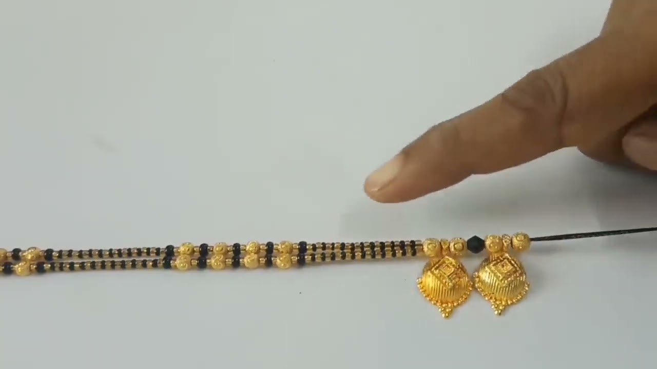लेटेस्ट# 15 ऑगस्ट# सुंदर# लांब मंगळसुत्र डिझाईन.(Letest# long #mangalsutra design.)