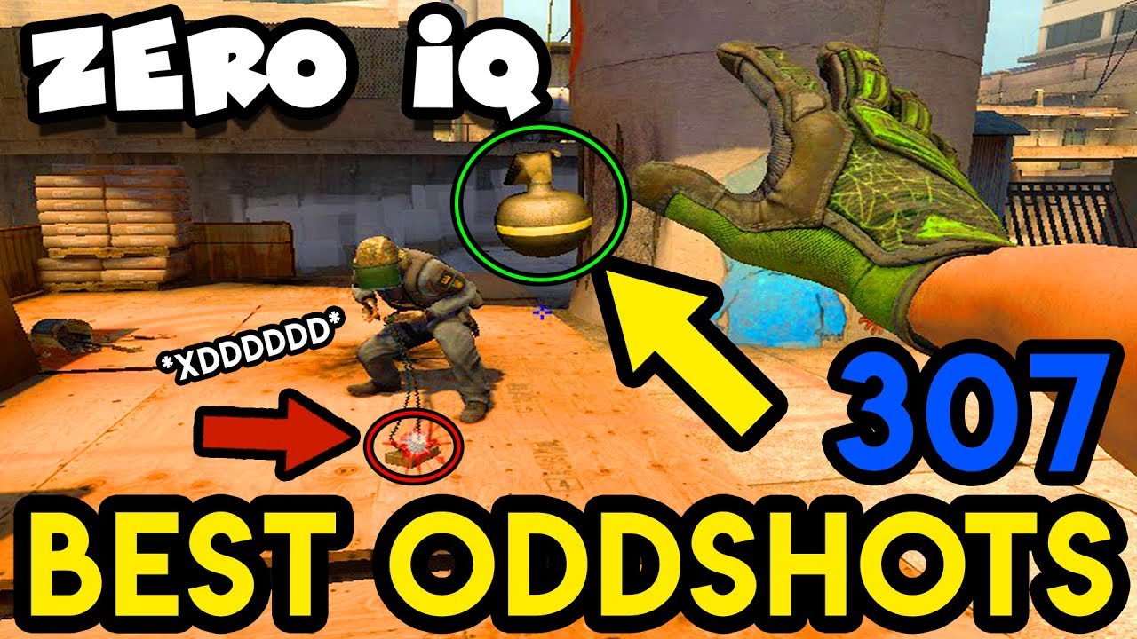 0 IQ NADE *MEGA FAIL* - CS:GO BEST ODDSHOTS #307