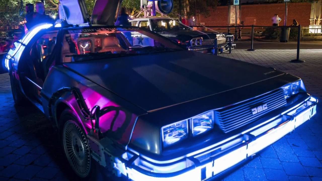 BTTF DeLorean by Razorfly Studios
