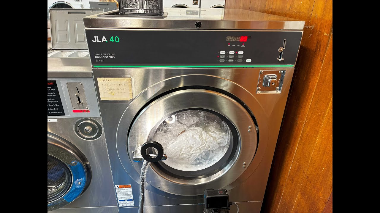 *laundrette/laundromat visit* JLA 40 - 18KG washer-  Heavy soilled hot fast wash 60'C
