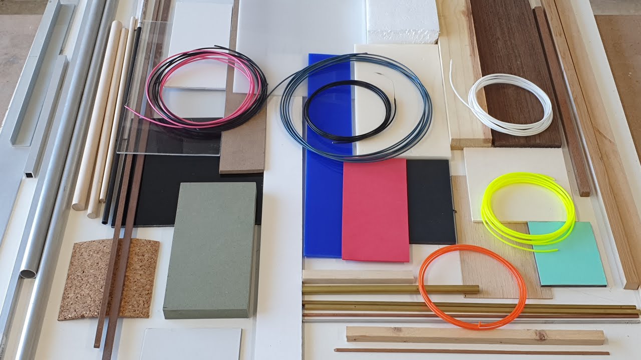 Curso de maquetas. Lección 1 - Materiales