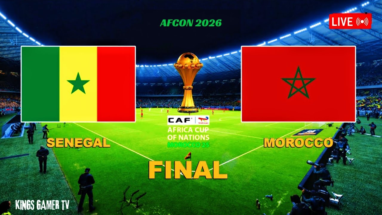 Senegal Vs Morocco  | ™ [HDR 60FPS ] at Morocco | AFRICA CUP OF NATIONS FINAL