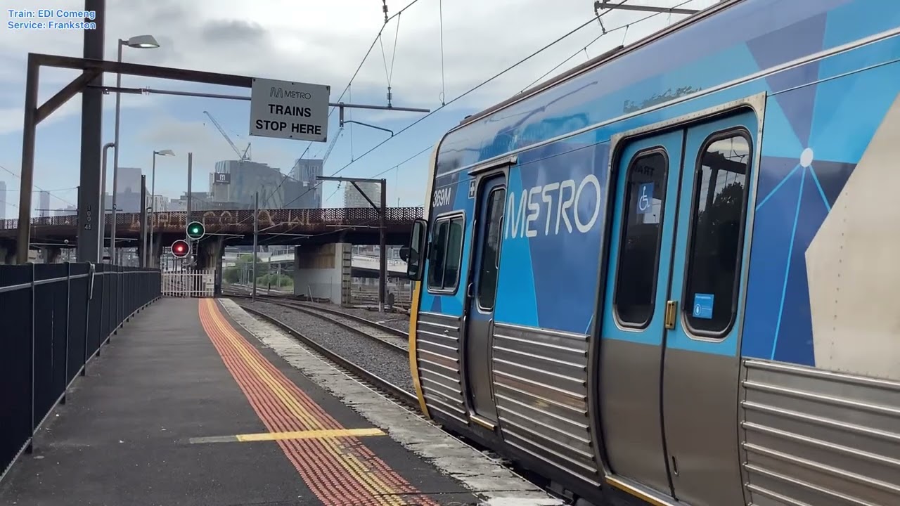 Trains at North Melbourne
