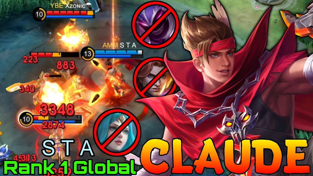 Meltdown the Enemies! Claude Perfect Gameplay - Top 1 Global Claude by S T A - Mobile Legends