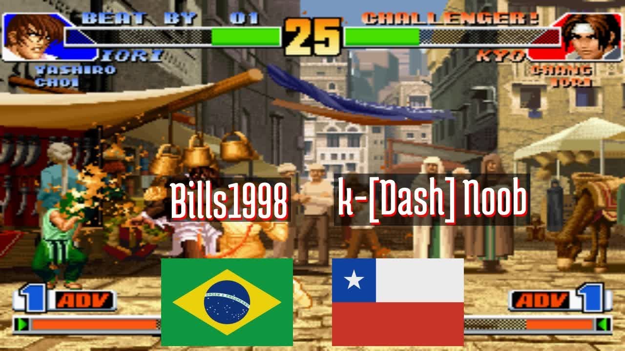 FT5 @kof98: Bills1998 (BR) vs k-[Dash] Noob (CL) [King of Fighters 98 Fightcade] Dec 15