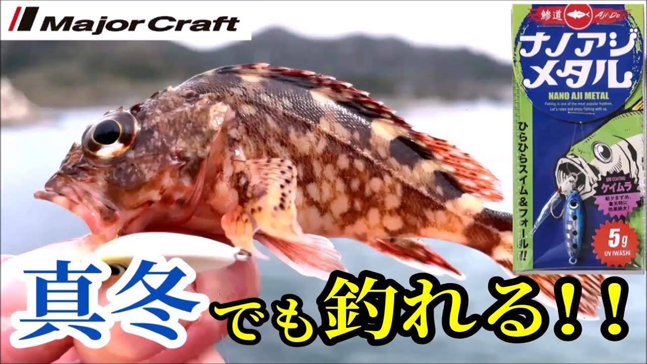 【ライトゲーム】真冬でも釣れるマイクロジグを紹介！！　初心者の方でも手軽にアジや根魚を狙えます！！【ナノアジメタル】【ナノアジサビキ】【メジャークラフト】【デイゲーム】【アジ】【メバル】【カサゴ】