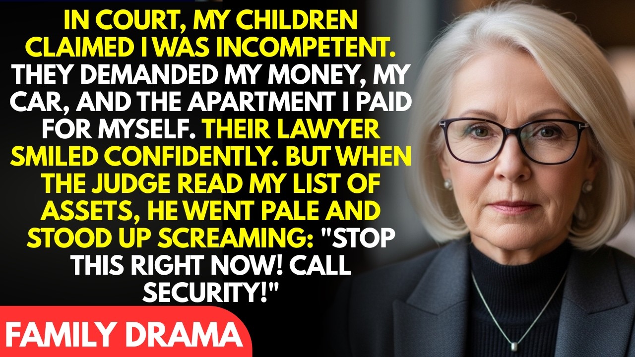 My Kids Said I Couldn't Manage My Inheritance, Until The Judge Read My Assets...