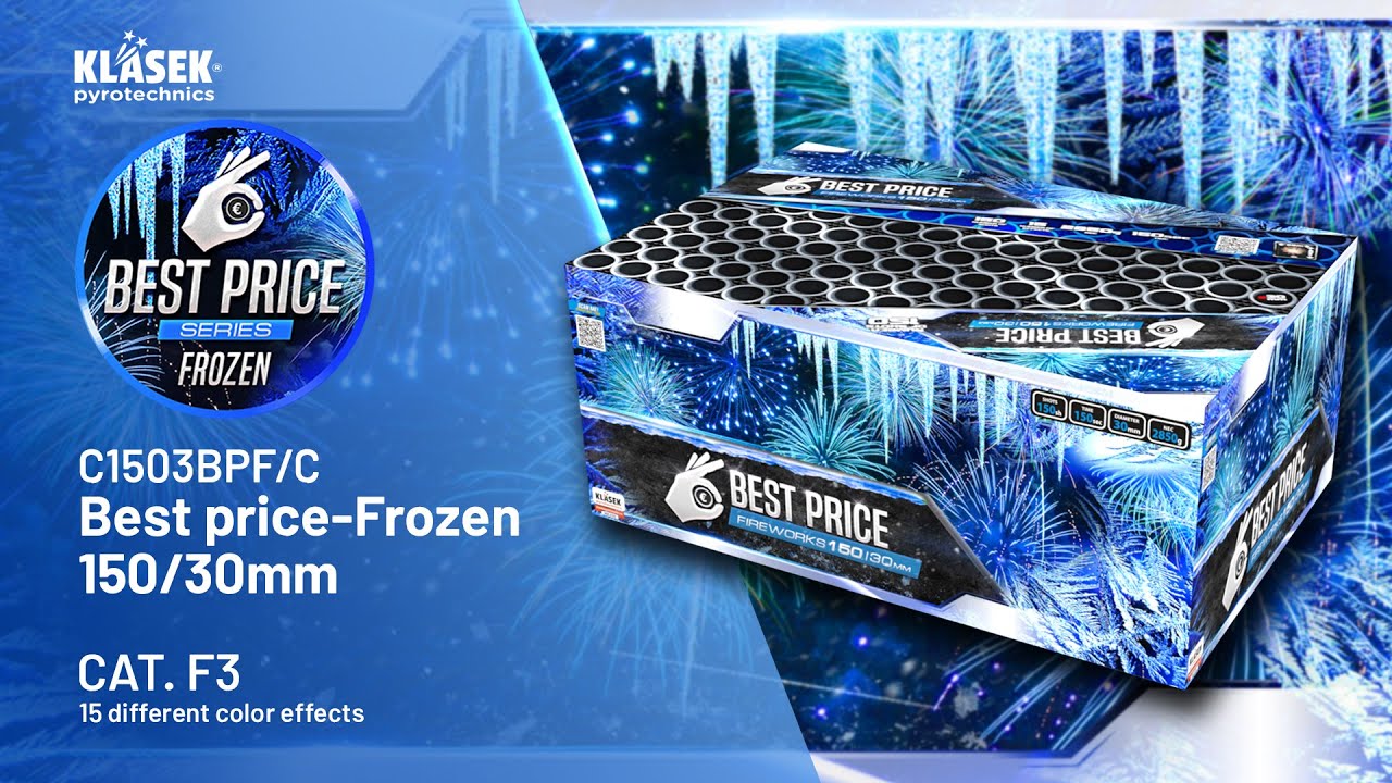 C1503BPF/C Best price-Frozen 150/30mm | Klasek pyrotechnics
