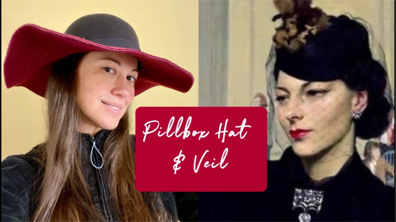 DIY Pillbox Hat with Veil! Thrifted Millinery