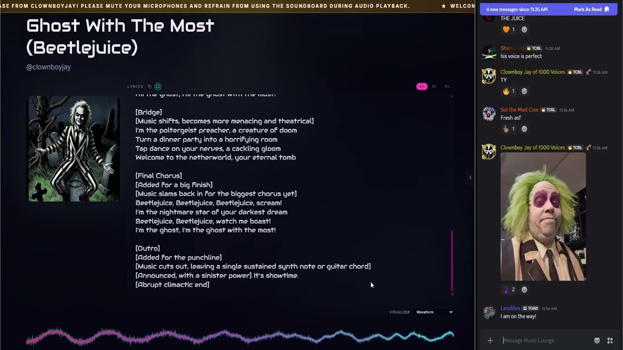 THE CRUCIBLE - Bi-Weekly Music Challenge #6: [Festival] (Live Recording)