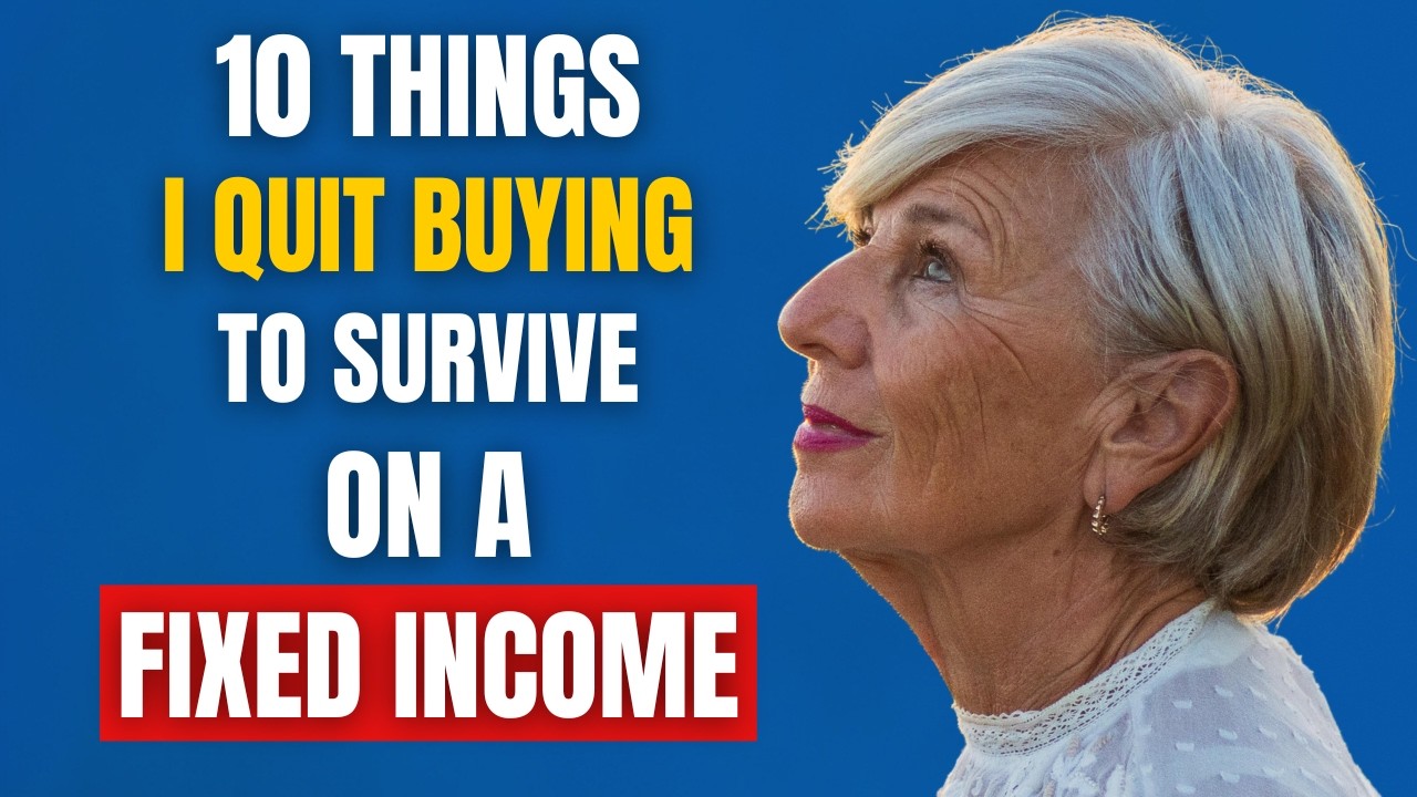 10 Things I Stopped Buying as a Senior to Survive on a Fixed Income