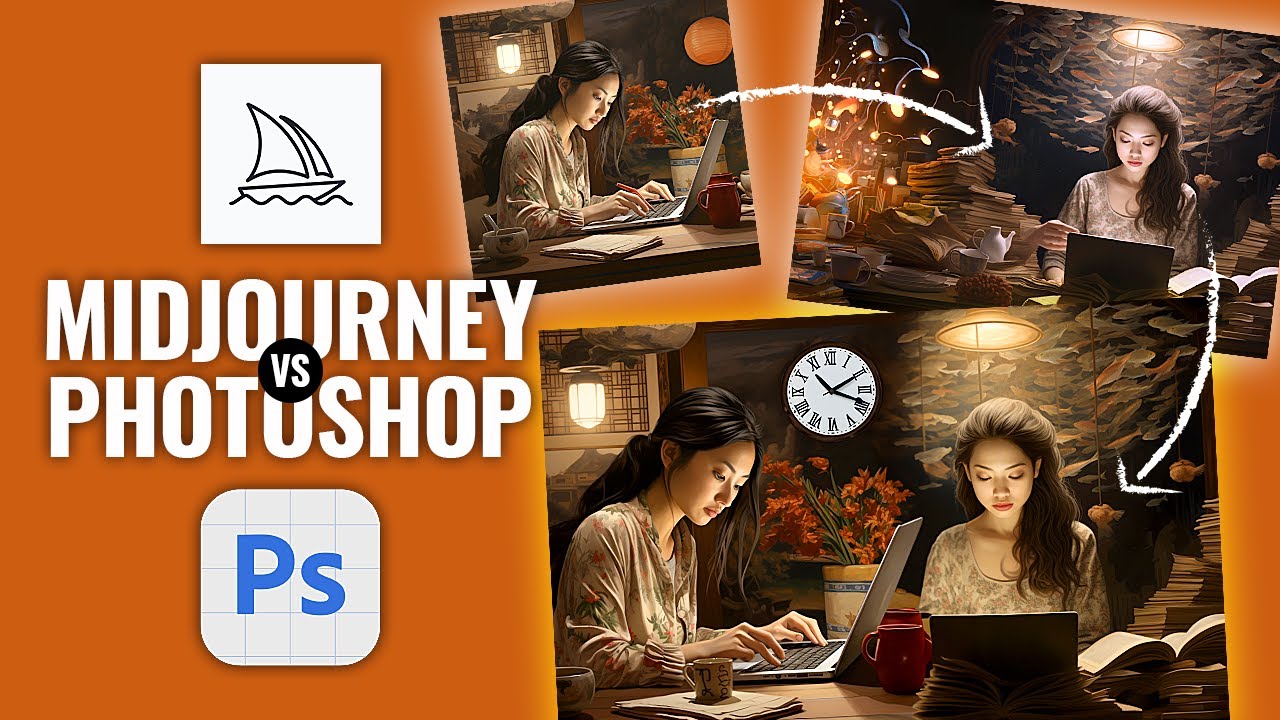 GenArt Tennis Session 01 &ndash; Midjourney vs Photoshop